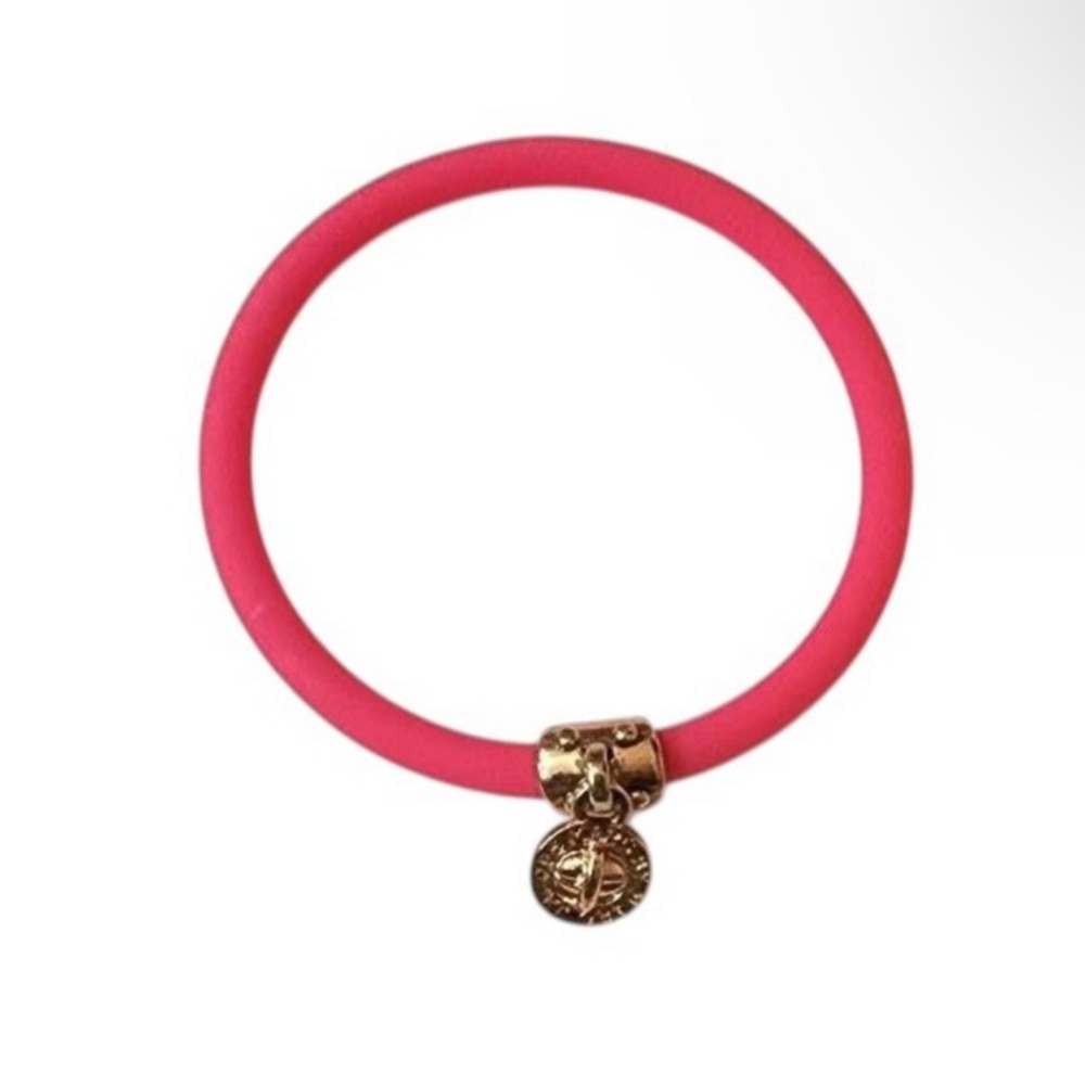 Marc Jacobs Pink Bracelet with Gold Charm